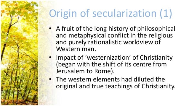 The Natural Law, Revealed Truth, Politics, & Secularization
